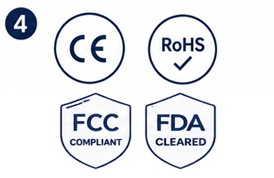LED mask safety compliance and certification